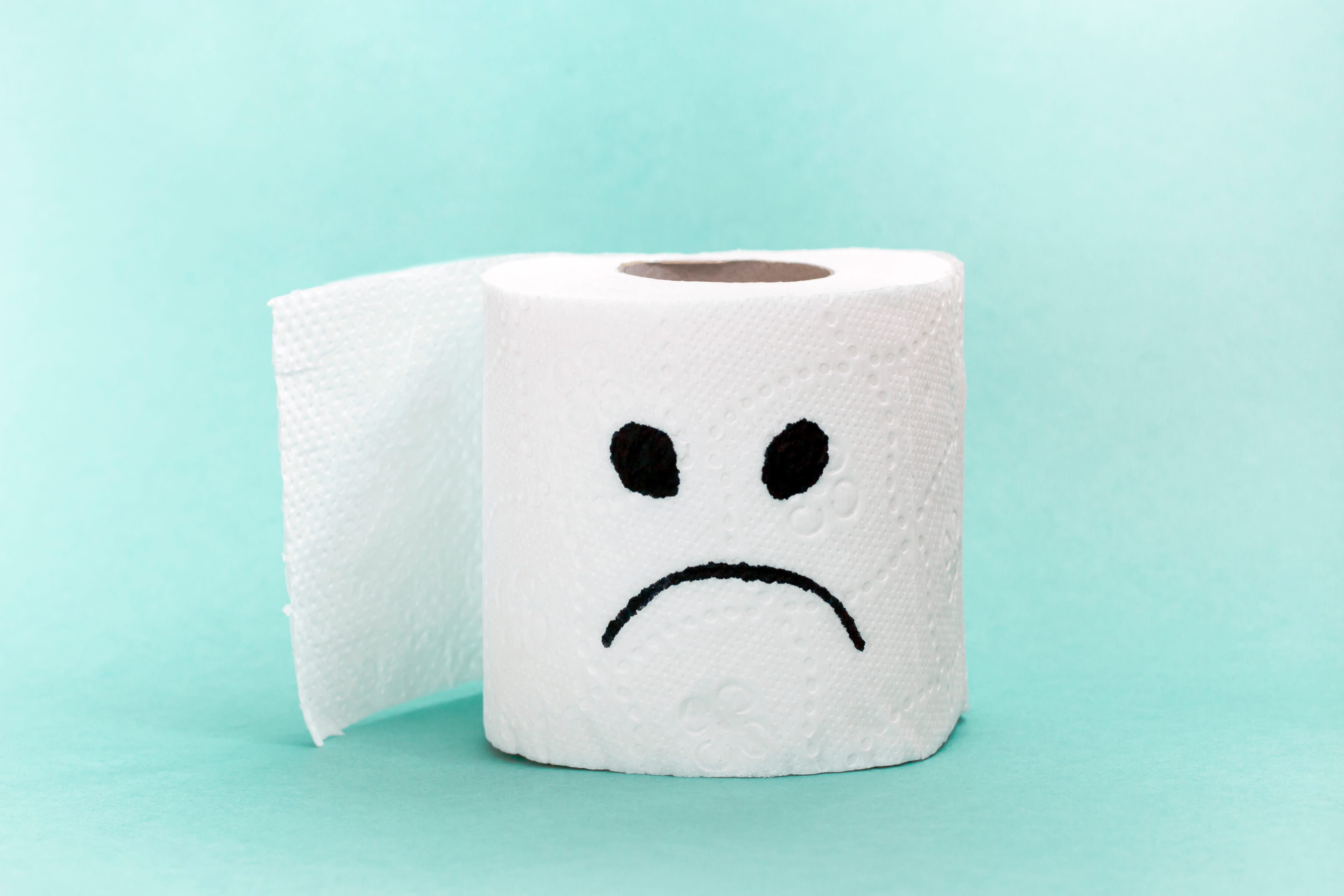 Unhappy Toilet Paper